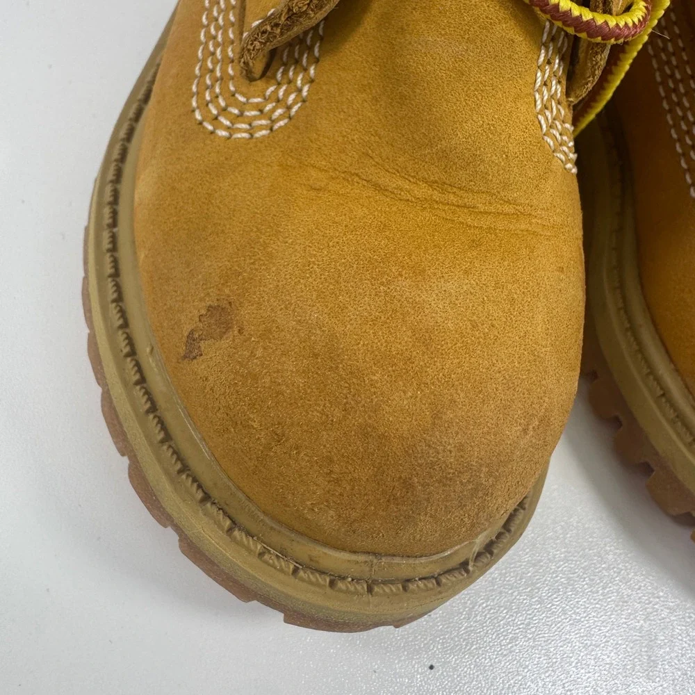 Timberland Premium Waterproof Toddler Boots 6M Wheat Gold Good 12809‎